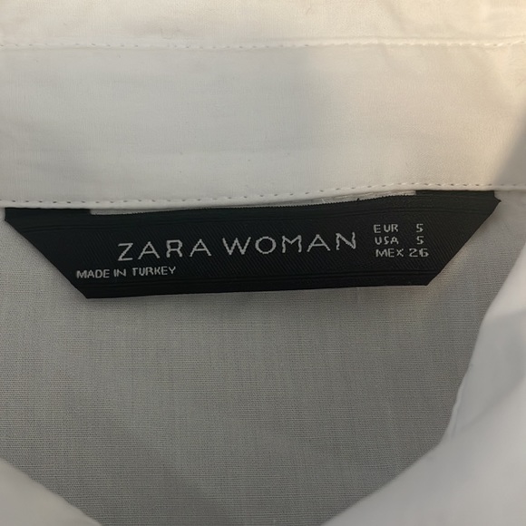 Zara Pinafore Shirt Dress - Picture 3 of 5